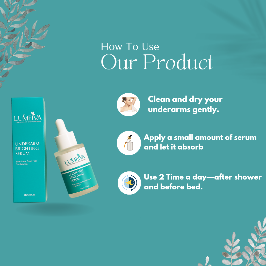 Lumeiva Underarm Brightening Serum – Best Underarm Whitening Serum for Dark Skin in Pakistan - Image 3